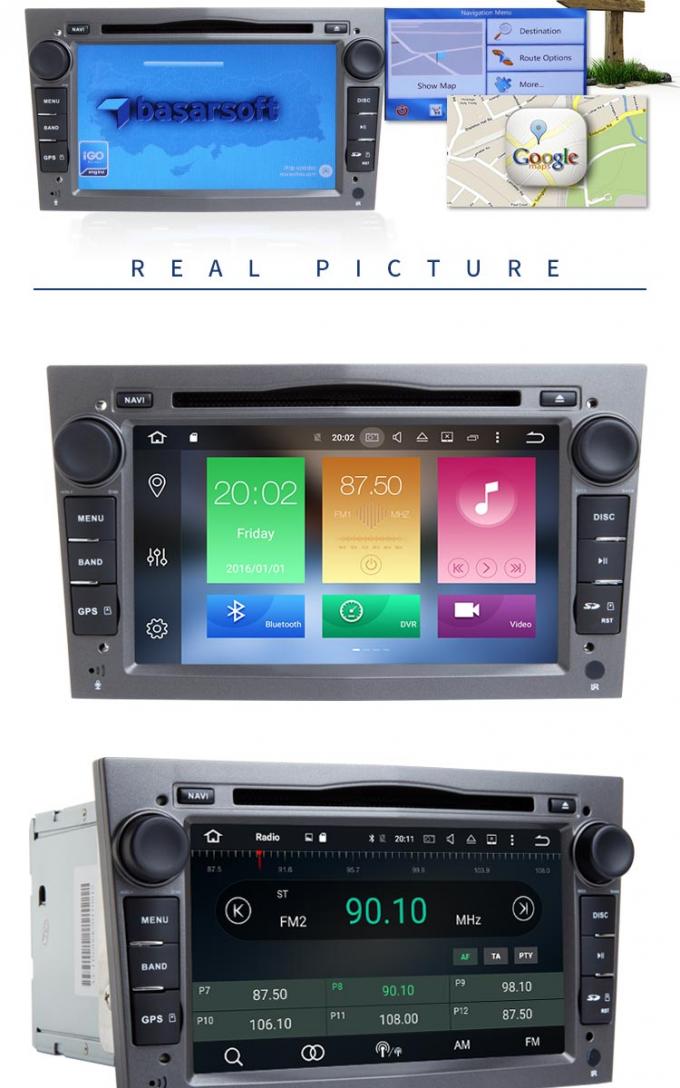 Lettore DVD dell'autoradio di Android 8,0 Vectra Opel con la mappa libera radiofonica di OBD BT
