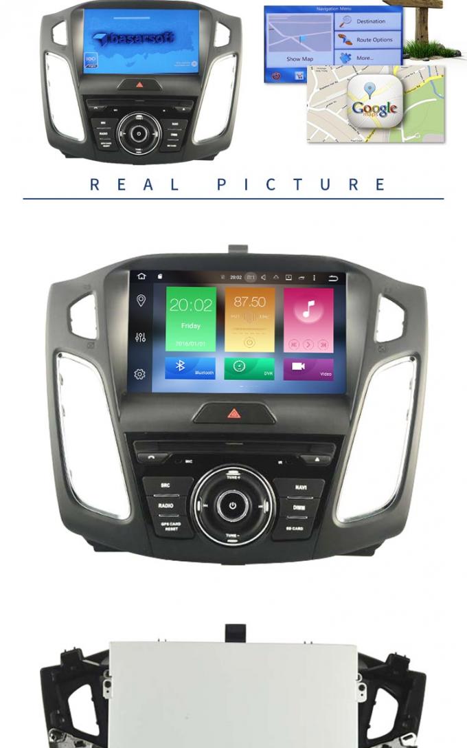 BT radiotrasmette il sistema di navigazione incorporato di GPS del lettore DVD dell'automobile di 3G Wifi Ford