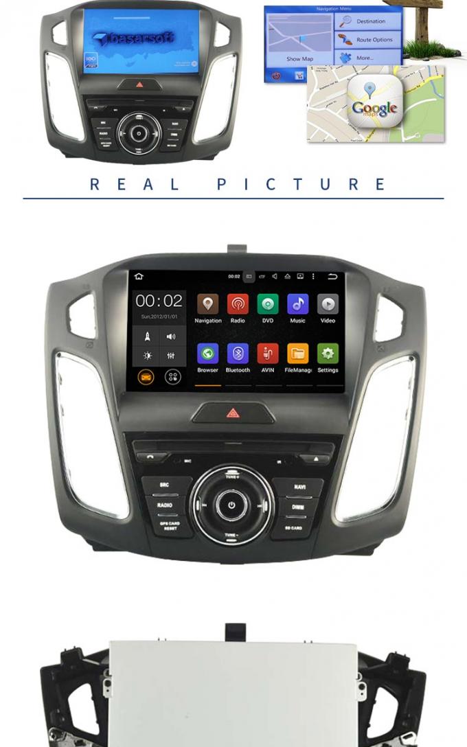 Lettore DVD a 9 pollici Android 7,1 dell'automobile di Ford del touch screen con la mappa online dell'euro mappa piena