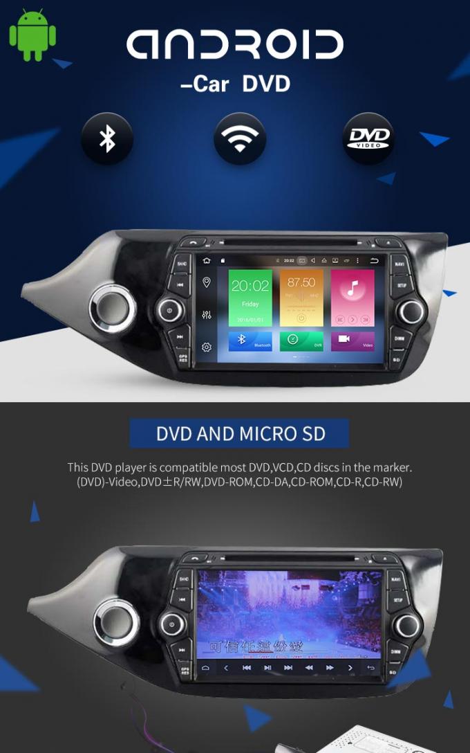 Lettore DVD dell'autoradio di ISDB/DVB-T Android con il sintonizzatore della radio di WIFI SWC BT MP3 MP4