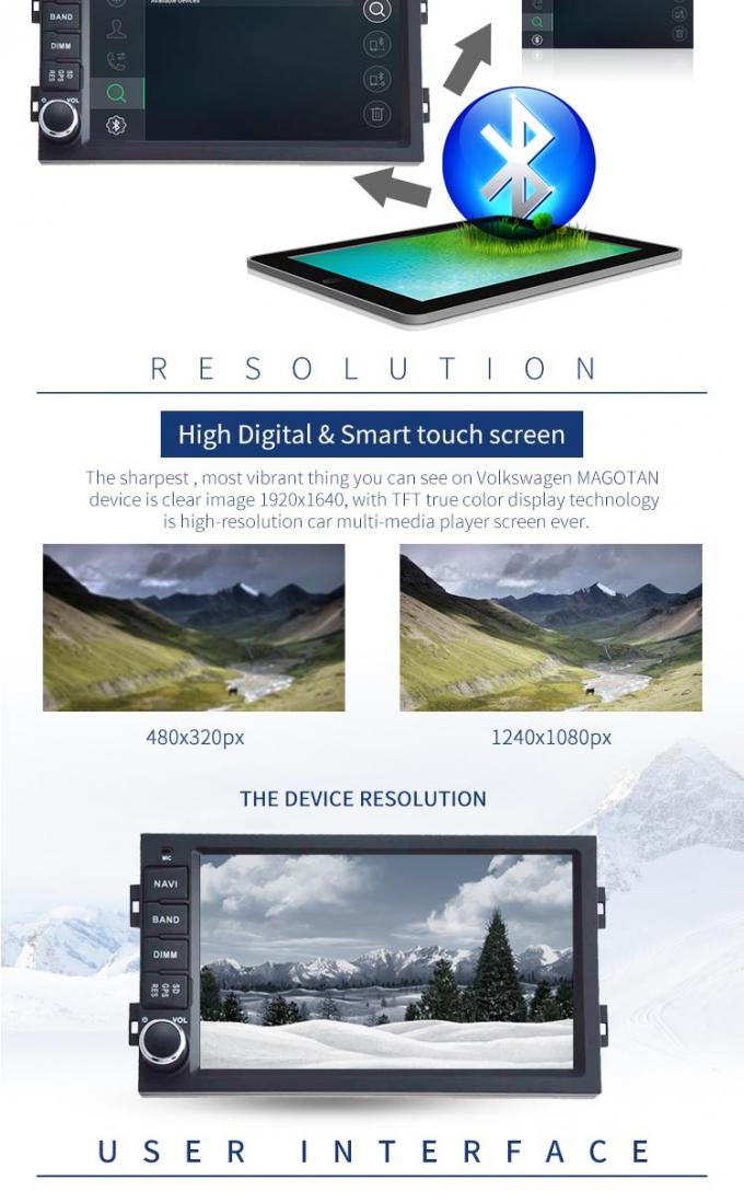 ROM del lettore DVD 16GB di Android 7,1 Peugeot con la carta libera 3G WIFI di deviazione standard della mappa