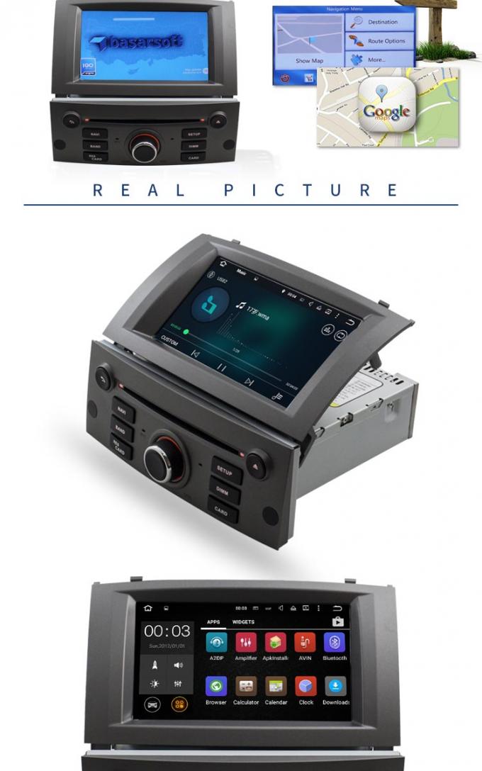 Sintonizzatore radiofonico incorporato del lettore DVD di Peugeot 308 della macchina fotografica della parte posteriore di deviazione standard del MP3 MP4 USB