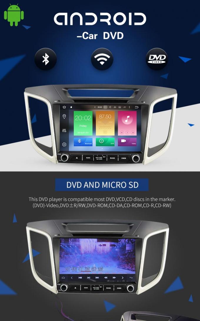 Il video centro AUS. 8*3Ghz del quadrato del sistema multimediale PX5 di Hyundai Santa Fe Dvd