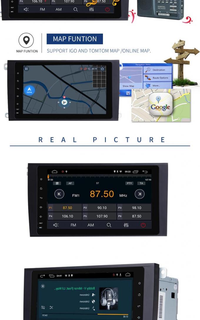 Lettore DVD dell'automobile della mappa di GPS MP4 MP3 DTV Navitel Igo con il sistema di navigazione