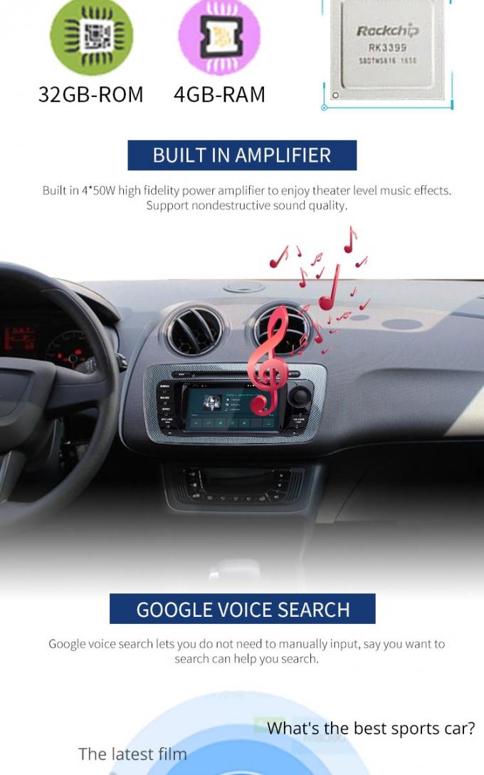 6,2" lettore DVD Bluetooth - riproduttore di CD incorporato permesso a dell'automobile di Android di GPS