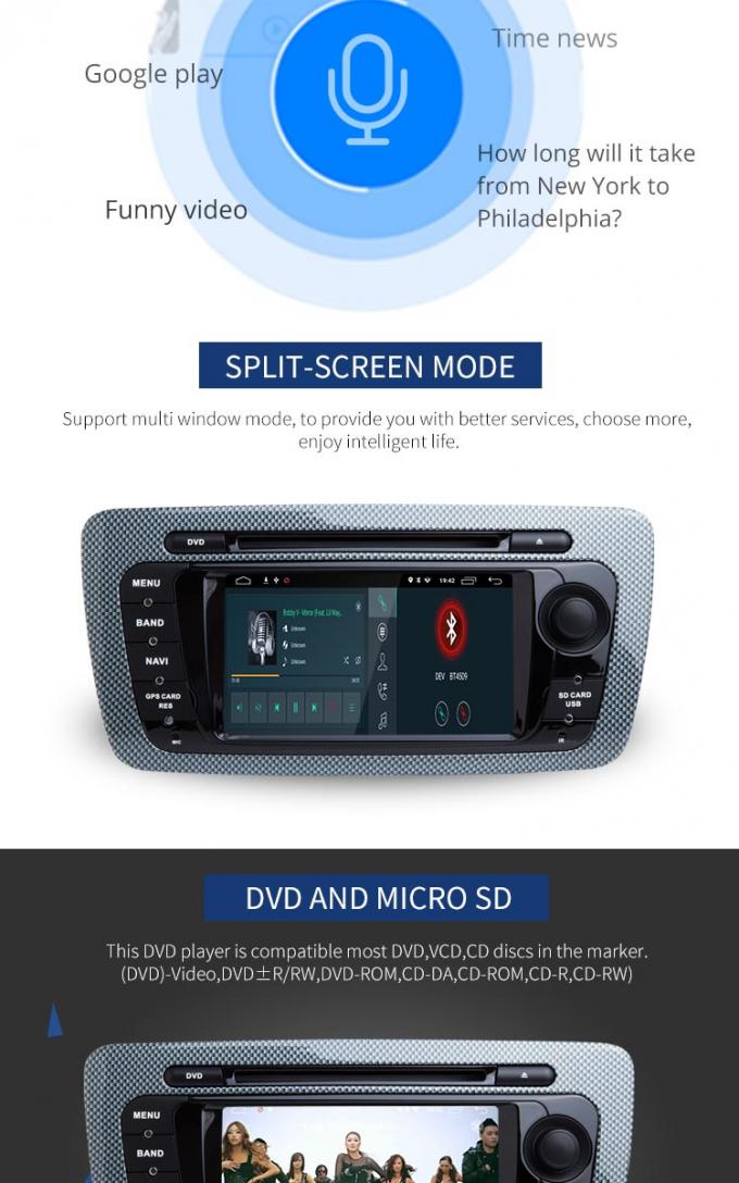 6,2" lettore DVD Bluetooth - riproduttore di CD incorporato permesso a dell'automobile di Android di GPS