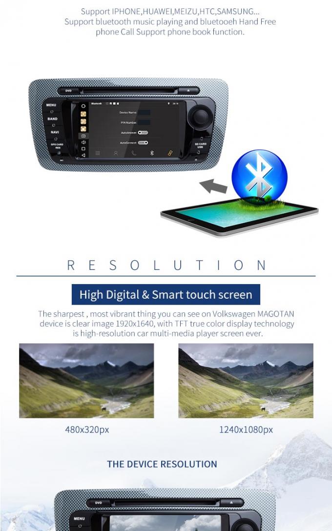 METTA il lettore DVD a sedere dell'automobile di IBIZA 8,1 Android con il touch screen a 6,2 pollici LD8.1P-5524