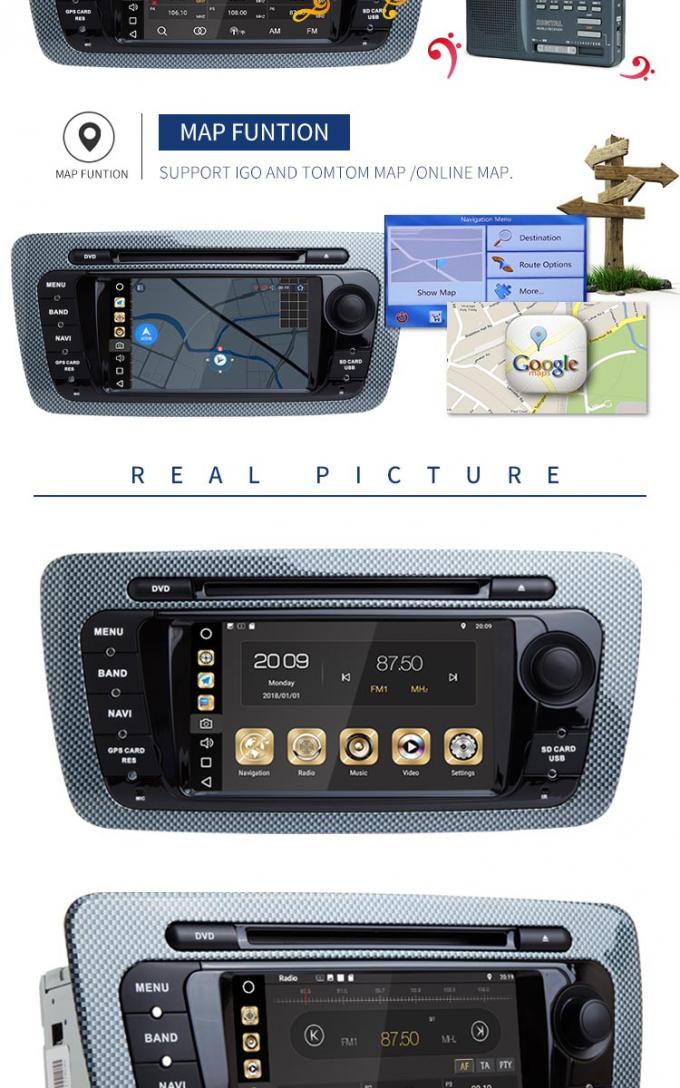 METTA il lettore DVD a sedere dell'automobile di IBIZA 8,1 Android con il touch screen a 6,2 pollici LD8.1P-5524